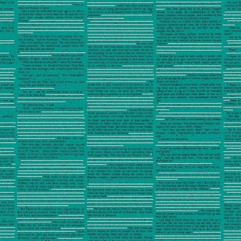 Alison Glass Scrawl Redacted Redux Cyan