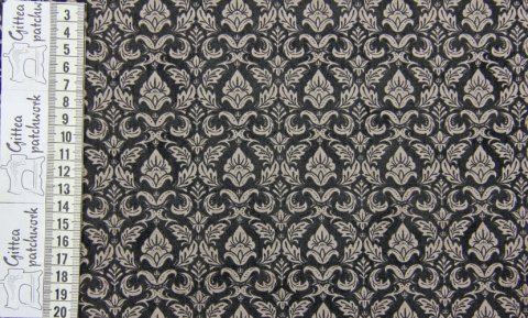 Billede af Moda patchworkstof med blomstrende og nrmest majesttiske mnstre