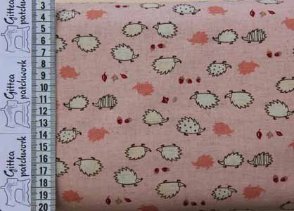 Pindsvin p lyserd baggrund