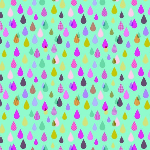 Tula Pink Untamed Cosmic Rainfall patchworkstof 315 Tula Pink Untamed Cosmic Rainfall patchworkstof 315
