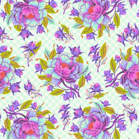 Tula Pink Untamed Nova Peony for your thoughts patchworkstof 310 Tula Pink Untamed Nova Peony for your thoughts patchworkstof 310