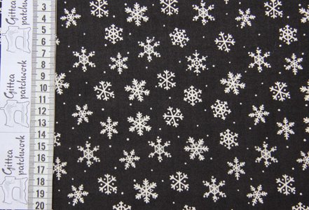 Snekrystaller p sort baggrund