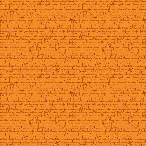 Alison Glass Scrawl Tangerine