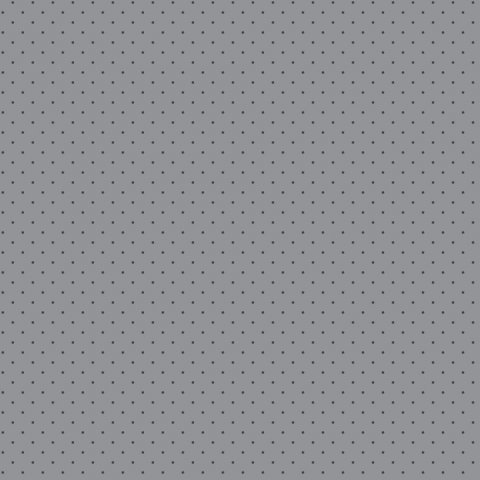 Tula Pink patchworkstof med bittesm� gr� prikker p� lysere gr� baggrund