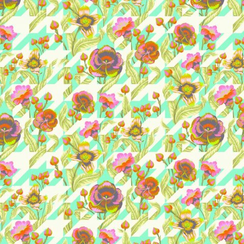 Tula Pink Untamed Moonbeam Poppy Love patchworkstof 324 Tula Pink Untamed Moonbeam Poppy Love patchworkstof 324