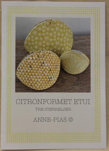 Citronformet Etui