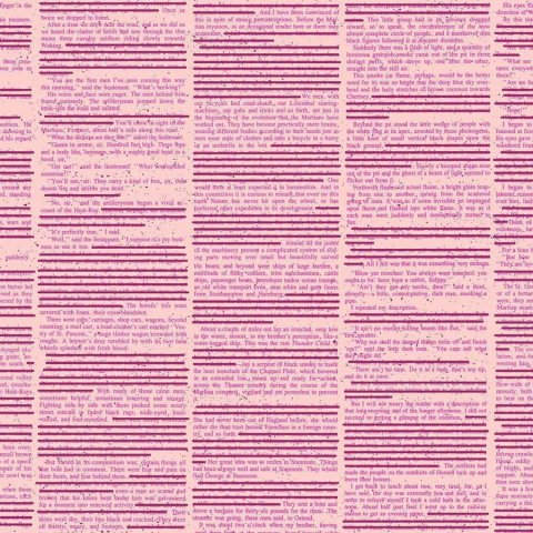 Alison Glass Scrawl Pink