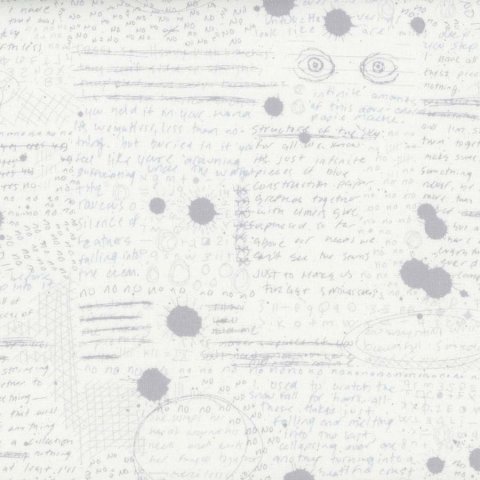 Alison Glass Scrawl Rant White